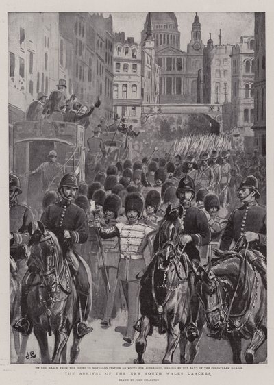 The Arrival of the New South Wales Lancers by John Charlton
